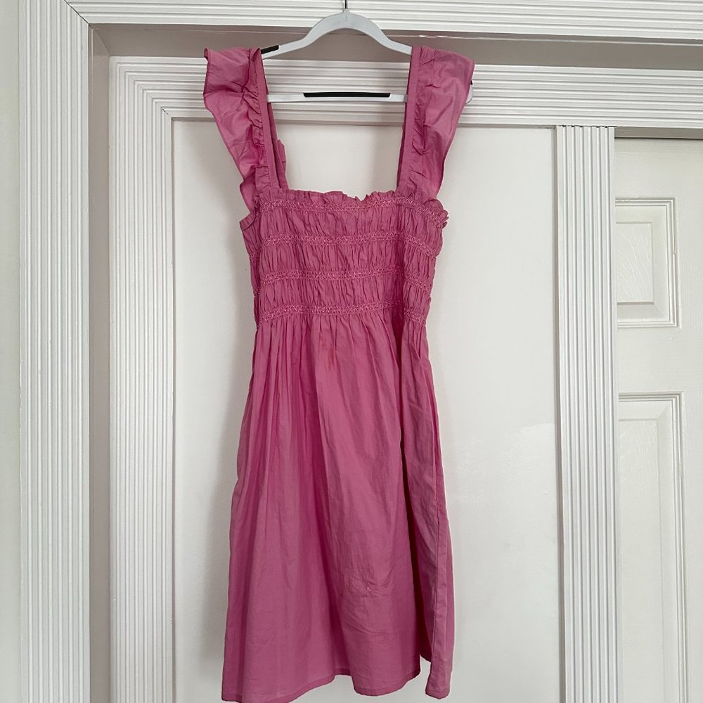 French Connection Bibiana Check Organic Cotton Sundress